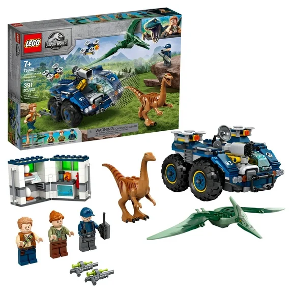 LEGO Jurassic World Gallimimus and Pteranodon Breakout 75940 Building Set (391 Pieces)
