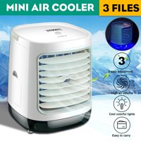 Mini Summer Air Cooler Air Conditioner Air Conditioning Fan with LED Light