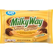 Milky Way Simply Caramel Milk Chocolate Fun Size Candy Bars, 10.73 Oz