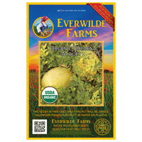 Everwilde Farms - 10 Organic Golden Midget Watermelon Seeds - Gold Vault Jumbo Bulk Seed Packet