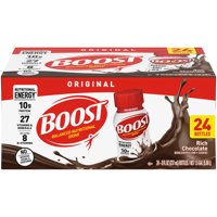 Boost Original Ready to Drink Nutritional Drink, Rich Chocolate, 24 - 8 FL OZ Bottles