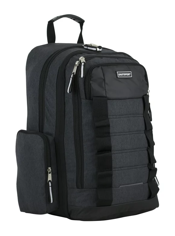 Eastsport Unisex Expandable Team Backpack, Dark Grey