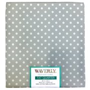 Waverly Inspirations Cotton 18" x 21" Fat Quarter Medium Dot Dove rint Fabric, 1 Each