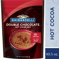 Ghirardelli Double Chocolate Premium Hot Cocoa Mix, 10.5 OZ Bag