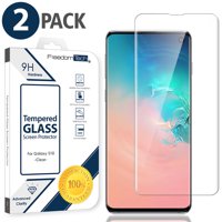 Samsung Galaxy S10 Screen Protector 2-Pack Premium HD Clear Tempered Glass Screen Protector For Samsung Galaxy S10, Anti-Scratch, Anti-Bubble, Case Friendly 3D Curved Film Compatible with Galaxy S10