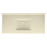 Swanstone 49W x 22D in. Contour Solid Surface Vanity Top