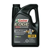 Castrol EDGE High Mileage 5W-30 Advanced Full Synthetic Motor Oil, 5 Quarts