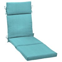 Mainstays Solid Turquoise 72 x 21 in. Outdoor Chaise Lounge Cushion