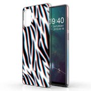 TalkingCase Clear TPU Phone Case for Samsung Galaxy A51 4G SM-A515, 3D Zebra Pattern Print, Light Weight, Ultra Flexible, Soft Touch, Anti-Scratch, Designed in USA