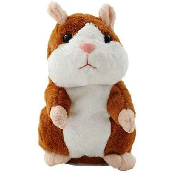 Plush Interactive Toys PRO Talking Hamster Repeats What You Say Electronic Pet Chatimals Mouse Buddy for Boy and Girl, 5.7 x 3 inches