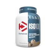 Dymatize ISO100 Hydrolyzed Whey Isolate Protein Powder, Cookies & Cream, 25g Protein, 3 Lb