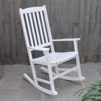 Willow Bay Outdoor Rocking Chair, White