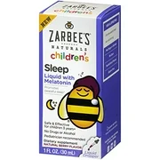 3 Pack Zarbee's Naturals Sleep Liquid With Melatonin For Children, 1 Ounce each