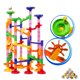 image 4 of (Free One Week Delivery)NuFazes 105pcs Kids DIY Marble Run Race Set Railway Building Blocks Construction Track Toys