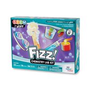 FIZZ! Chemistry Science Kit for Kids (Ages 8+) - Build 32+ STEM Career Experiments and Activities | Make Your Own Foam, Crystals, Magic Tricks, and More | Educational Toys | STEMated
