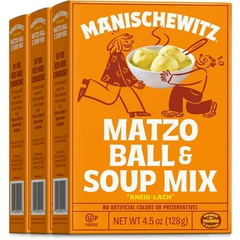 Manischewitz Matzo Ball and Soup Mix, 4.5 oz Pack of 3