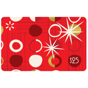$25 Red Ornaments Payless Daily Gift Card