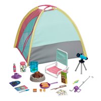 My Life As Camping Play Set for 18" Dolls, 40 Pieces