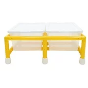 Children's Factory Sensory Table, Clear - Yellow
