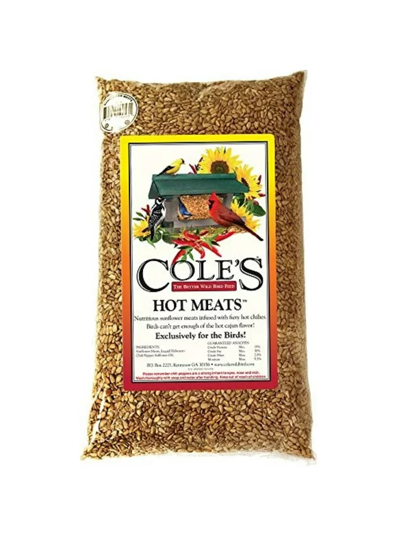 Coles Wild Bird Products, Bird Seed Hot Meats- 10 lbs.