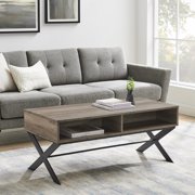 Roanoke Modern X-Leg Coffee Table by Manor Park - Multiple Finishes