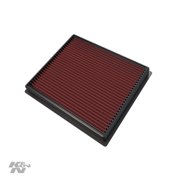 K&N Engine Air Filter - High Performance, Premium, Washable, Replacement Filter, 2014-2019 Toyota Truck and SUV V6/V8 (Tundra, Tacoma, Sequoia), 33-5017