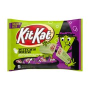 KIT KAT, Witch's Brew Marshmallow Flavored Creme Coated Snack Size Wafer Candy, Halloween, 9.8 oz, Bag