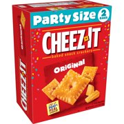 Cheez-It Cheese Crackers, Baked Snack Crackers, Office and Kids Snacks, Original, 28oz Box, 2 Bags