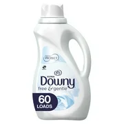 Downy Free & Gentle, 60 Loads Liquid Fabric Softener, 51 fl oz