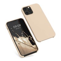 kwmobile TPU Silicone Case Compatible with Apple iPhone 12 Pro Max - Slim Protective Phone Cover with Soft Finish - Mother of Pearl