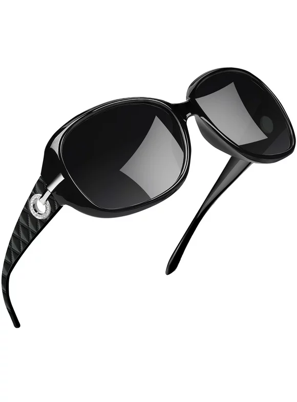 Joopin Oversized Polarized Sunglasses for Women Vintage Lady UV Protection Driving Sun Glasses