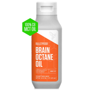 Bulletproof Brain Octane C8 MCT Oil, Keto and Paleo Diet Friendly, 16 fl oz