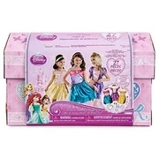 Disney Princess - 27 Piece Dress Up Trunk with Accessories - Ariel, Rapunzel, & Belle