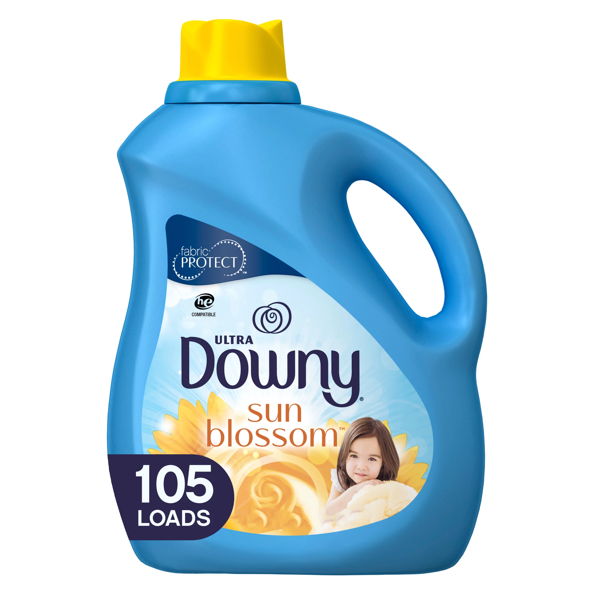 Downy Sun Blossom, 105 Loads Liquid Fabric Softener, 90 fl oz