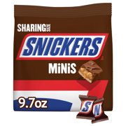 SNICKERS, Minis Size Chocolate Candy Bars, 9.7-Ounce Bag