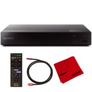 Sony BDP-S6700 4K Upscaling 3D Streaming Blu-ray Disc Player with Dolby TrueHD and DTS Master Audio Bundle With Deco Gear 6 ft High Speed HDMI 2.0 Cable and Microfiber TV Screen Cloth
