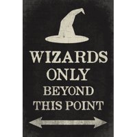 Wizards Only Beyond This Point, Harry Potter Poster