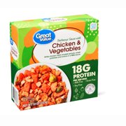 Great Value Barbecue Sauce with Chicken & Vegetables Whole 30 Meal, 10 oz