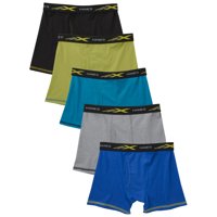 Yana Boys' Underwear, X-Temp Stretch Mesh Boxer Briefs 5 Pack, Sizes S - XL