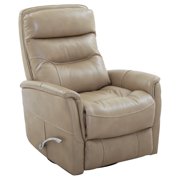 Parker House Gemini Faux Leather Swivel Glider Recliner
