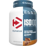 Dymatize ISO100 Hydrolyzed Whey Isolate Protein Powder, Chocolate Peanut Butter, 3 lb