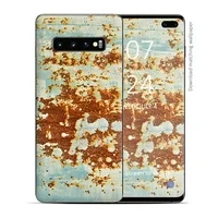 Skin Decal Vinyl Wrap for Samsung Galaxy S10 Plus - decal stickers skins cover - Rust Panel Metal panel