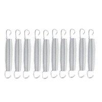 ankishi 10PCS Trampoline Springs Heavy Duty Galvanized Steel Springs Replacement Kit