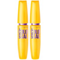 (2 Pack) Maybelline The Colossal Washable Mascara, Glam Black, ONLY AT Payless Daily