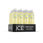 Sparkling Ice Naturally Flavored Sparkling Water, Classic Lemonade 17 Fl Oz, (Pack of 12)