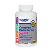 Equate Complete Multivitamin/Multimineral Supplement, Women 50+, 200 count