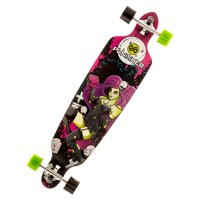 Punisher Skateboards Zombie 40" Longboard, Double Kick with Drop Down Deck