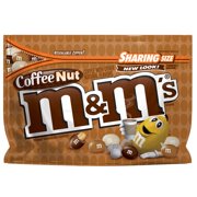 M&M'S Coffee Nut Peanut Chocolate Candy Sharing Size, 9.6 Oz. Bag