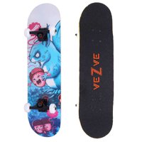 veZve Maple Complete Skateboard for Beginners Boys Girls, 31x7.75 inch