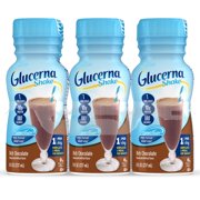 Glucerna Shake Rich Chocolate Flavor 8 oz. Bottle Ready to Use, 57804 - Pack of 6